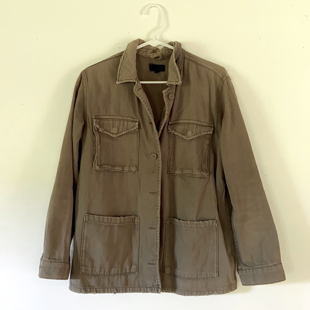 TOPSHOP Green Cargo Jacket